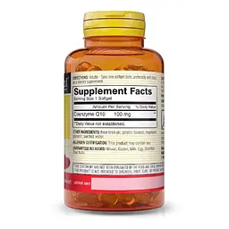 Натуральна добавка Mason Natural Co Q10, 100 mg 30 капсул - мініатюра 2
