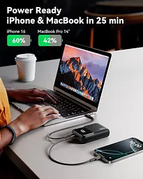 Павербанк INIU 25000 мА·год 100 Вт, USB-C, 3 виходи - мініатюра 5