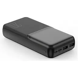 Зовнішній акумулятор Power bank XO PR252 20000 mAh Чорний