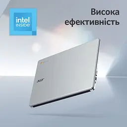 Ноутбук Acer Chromebook CB315-4H 15' FHD IPS, Intel P N6000, 8GB, F128GB, UMA, ChromeOS, сріблястий (NX.KB9EU.002) - мініатюра 3