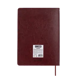 Щоденник недатований Buromax Salerno L2U А4 штучна шкіра 336 сторінок коричневий (BM.20990-25) - мініатюра 4