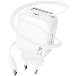 Зарядний пристрій Proove Fixtape GaN (Type-C) 30W white (WCFP30010202)