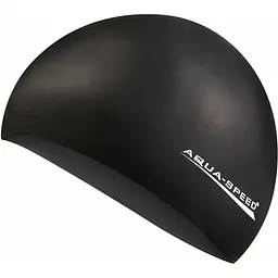 Шапочка для плавання Aqua Speed Soft Latex Чорний (1000-122-07)