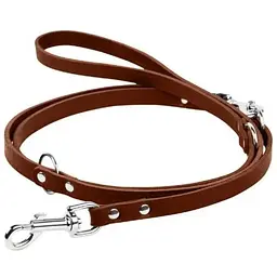 Повідець перестібка Collar, 122-142-183х1,4 см, коричневий