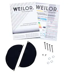Витяжка повновбудована WEILOR PBSR 52651 GLASS BL 1300 LED Strip - мініатюра 11