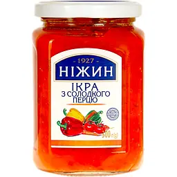 Ікра Ніжин з солодкого перцю 300 г