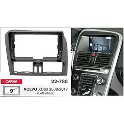 Перехідна рамка Volvo XC60 Carav 22-788 - мініатюра 4