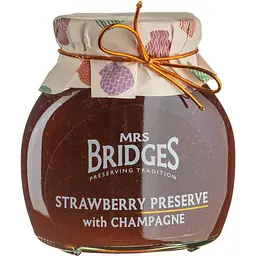 Конфітюр Mrs Bridges полуниця з шампанським 340 г