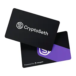 Криптогаманець Tangem 2.0 Crypto Seth Wallet набір з 3 карток Чорний (TG-CRYPTOSETH) - мініатюра 3