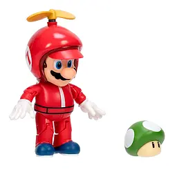 Ігрова фігурка Super Mario Пропелер Маріо, з артикуляцією, 10 см (40827i) - мініатюра 2