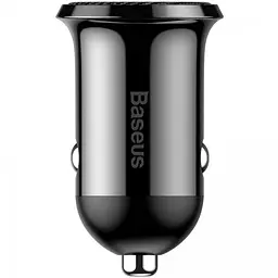 Автомобільний зарядний пристрій Baseus Grain Pro 2USB 4.8A CCALLP-01 Black - мініатюра 2