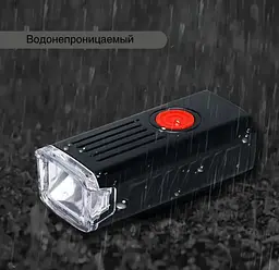 Вело фара Bike LY-21 велосипедний акумуляторний водонепроникний ліхтар із кріпленням USB - мініатюра 7