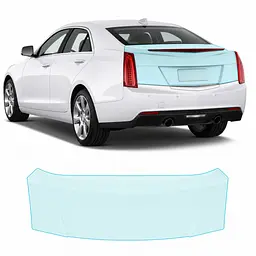 Антигравійна захисна бронеплівка за лекалами для Cadillac ATS I 2013-2019 - зона кришки багажника