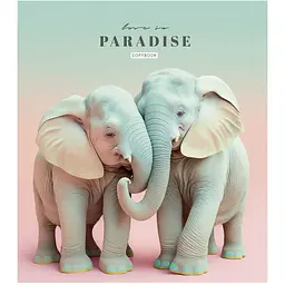 Зошит загальний Школярик Love in paradise, в клітинку, 36 арк, УФ-лак, 20 шт. (036-3256K) - мініатюра 4