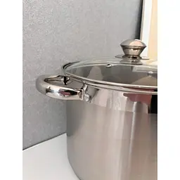 Каструля Vinnarc Classic Індукція нержавіюча з кришкою 8 л 24х19 см (5308-VN) - мініатюра 2