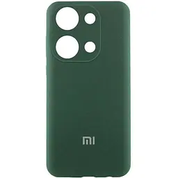 Чохол Lakshmi Silicone Cover Full Camera (AA) with logo для Xiaomi Poco X6 Pro Зелений / Dark green