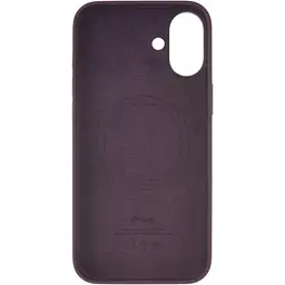 Силіконовий чохол з MagSafe для Apple iPhone 16 Plus сливовий AAA [175885] - мініатюра 2