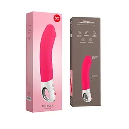 Вібратор для точки G Fun Factory BIG BOSS pink, дуже потужний, 23,5 см - мініатюра 7