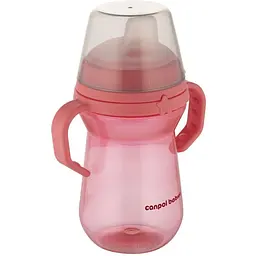 Кружка тренувальна Canpol babies First Cup Bonjour Paris 250 мл рожевий - мініатюра 2