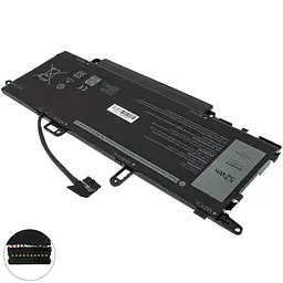 Батарея для ноутбука Dell NF2MW (Latitude 9410) 7.6V 6500mAh 52Wh Чорний