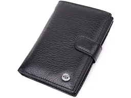 Чоловічий шкіряний гаманець ST Leather 10.5х14х2 см acs0028304