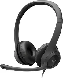 Гарнітура Logitech H390 Headset USB graphite black (981-000406)
