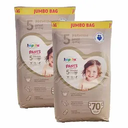 Дитячі підгузники - трусики Lupilu Premium Розмір 5 Junior (12-17 кг), 140 шт JUMBO BAG
