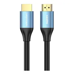 Кабель мультимедійний HDMI M to HDMI M 3.0m V2.0 4K60Hz aluminum alloy blue Vention (ALHSI) - мініатюра 2