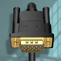 Кабель VGA 15M-15M, 25.0 м, з ферритами, чорний Vention - мініатюра 4