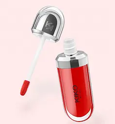 Блиск для губ Kiko Milano Juicy Fizz 3d Hydra LipGloss 13 Fire Red - мініатюра 1