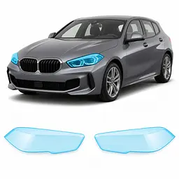 Антигравійна захисна бронеплівка за лекалами для BMW 1 Series F40 2019-2024 - оптика (фари та ПТФ)