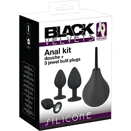 Набір анальних пробок Orion Black Velvets Anal Kit