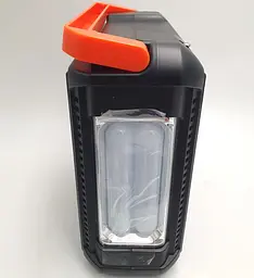 Переносний акумуляторний кемпінг ліхтар із сонячною панеллю 3 LED лампочки FM Радіо Bluetooth зарядна Power Bank станція EASY POWER EP-395 - мініатюра 4