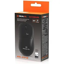 Комп'ютерна мишка Real-El RM-317W Wireless Black (EL123200052) - мініатюра 9