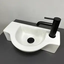 Умивальник VBI Rimella white накладний підвісний VBI-015618, Білий - мініатюра 1