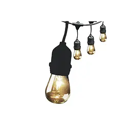 Вулична гірлянда з ретро лампами LED Edison 15шт Solar на сонячній батареї - мініатюра 5