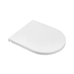 Унітаз підвісний Kroner Harz WHI493736 RIMLESS безобідковий з сидінням Slim Duroplast / Soft-close / Quick relase (KH493736WHIR), Білий - мініатюра 11