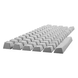 Набір кейкапів Hator OMA Profile PBT Keycap Set White US/UA A-part ANSI/ISO (HTS510) - мініатюра 3