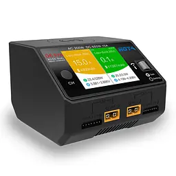 Зарядний пристрій двоканальний HOTA D6 Pro Dual 325W 15A 1-6S LiPo AC/DC FPV бездротова зарядка Black (18768)