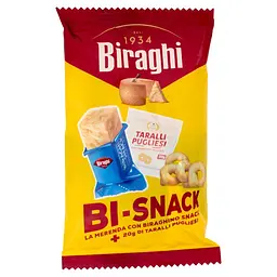 Снек Biraghi Gran Biraghi твердий сир 16.67 г та крекери Taralli 20 г