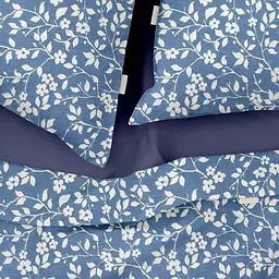 Наволочка Cosas Flowers CS1 50х70 см блакитна (FlowersWhiteBlue_50) - мініатюра 2