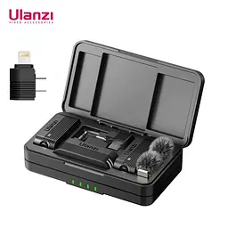 Бездротовий мікрофон Ulanzi A100 (Lightning, Type-C, jack 3.5 мм) для телефону та відеокамери