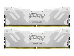Пам'ять для настільних комп'ютерів Kingston FURY 48 GB (2x24GB) DDR5 8400 MHz Renegade White (KF584CU40RWK2-48)