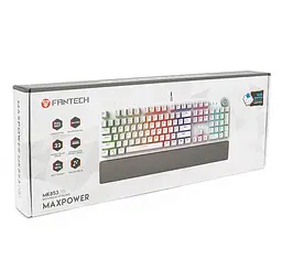 Клавіатура ігрова з підсвіткою Fantech MK-853V2 White Blue Switch MARCOS MECHANICAL Eng/Укр/Рус - мініатюра 4
