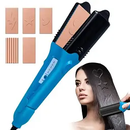 Плойка-випрямляч для волосся зі змінними насадками HAIR STYLE XL-619 Праска з керамічним покриттям - мініатюра 3