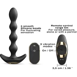 Анальний вібратор-намисто Dorcel Flexi Balls - мініатюра 4