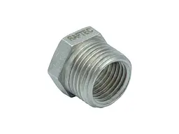 Футорка RAFTEC 1"Зх3/4"В латунь, ЗВ, DN25х20, нікель, F0302 - мініатюра 5