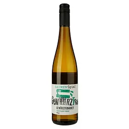 Вино Gaumenspiel Gewürztraminer, белое, полусладкое, 0,75 л