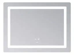 Дзеркало Lidz Kubis (KU2) 800х600 мм з LED-підсвічуванням Touch LD78LF9048060 - мініатюра 4