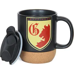 Кухоль керамічний Warner Bros. Harry Potter Gryffindor з кришкою та підставкою 340 мл чорний (55001784) - мініатюра 2